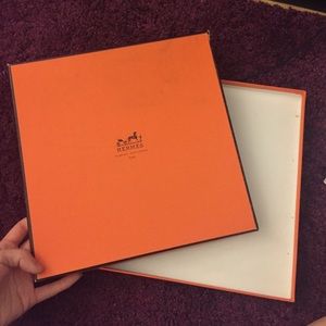 hermes silk scarf box