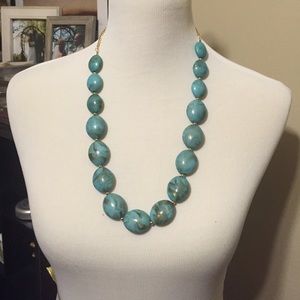 Turquoise beaded necklace