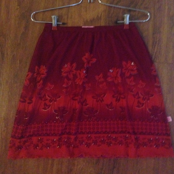 Vibrant magenta orange skirt by Rip Curl Girl - Picture 2 of 4