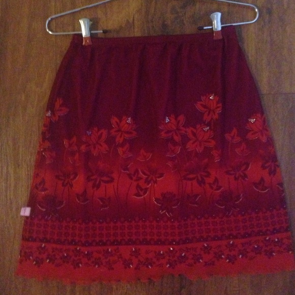 Vibrant magenta orange skirt by Rip Curl Girl - Picture 3 of 4