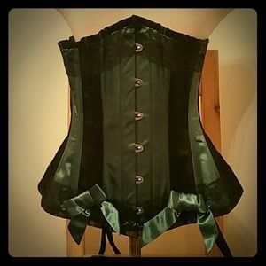 Retro Burlesque Underbust Corset