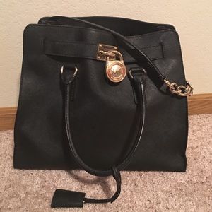 Michael KORS black Hamilton Tote large