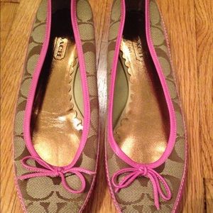 Coach ballet flats