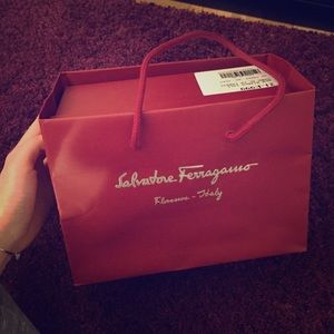salvatore ferragamo purse box and bag