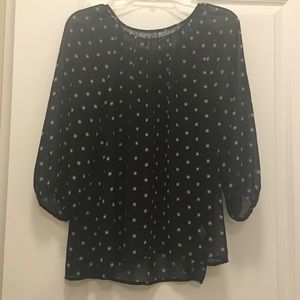Old Navy Black and White Blouse