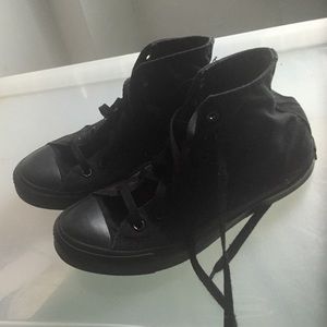 Black High Top Converse All Star