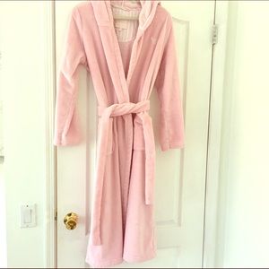 VS Victoria's Secret super soft long robe w hood