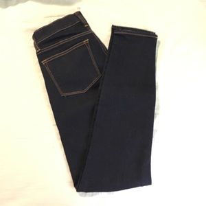 JCrew toothpick jeans in classic rinse