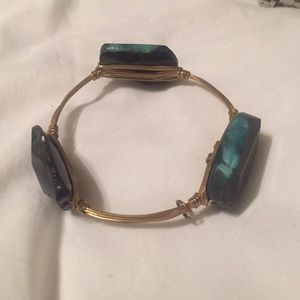 Authentic Bourbon and Boweties Bangle - Black