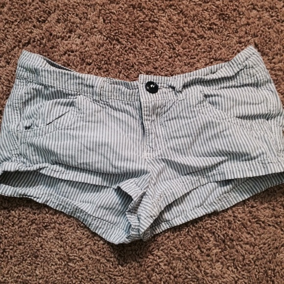 Striped H & M shorts