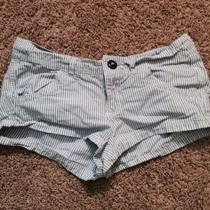 Striped H & M shorts
