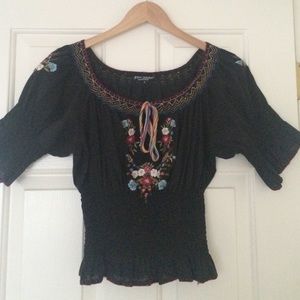 Black Betsy Johnson blouse