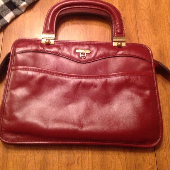 Leather Etienne Aigner Briefcase