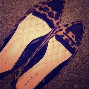 Cheetah print flats