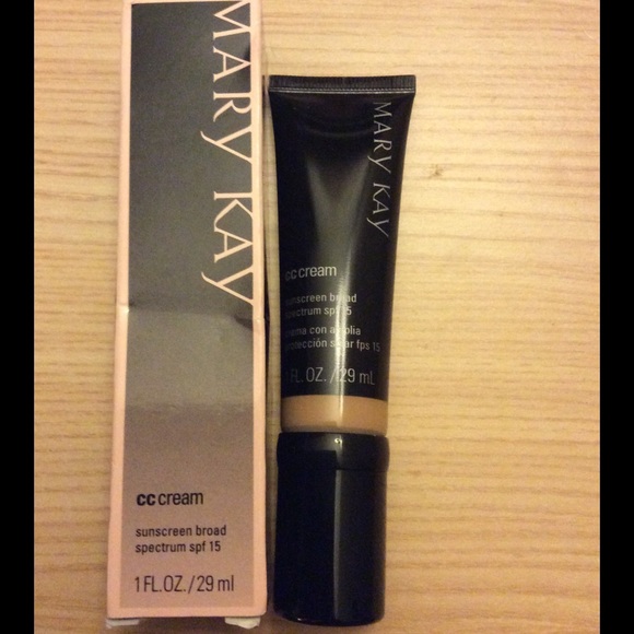 Mary Kay CC Cream in medium-to-deep color.
