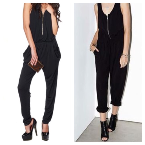 Zip front jumpsuit LAST ONE - Picture 3 of 4