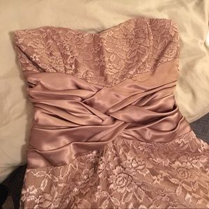 Gold dress