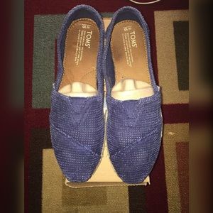 Toms-Women's Navy Freetown Classic Shoes