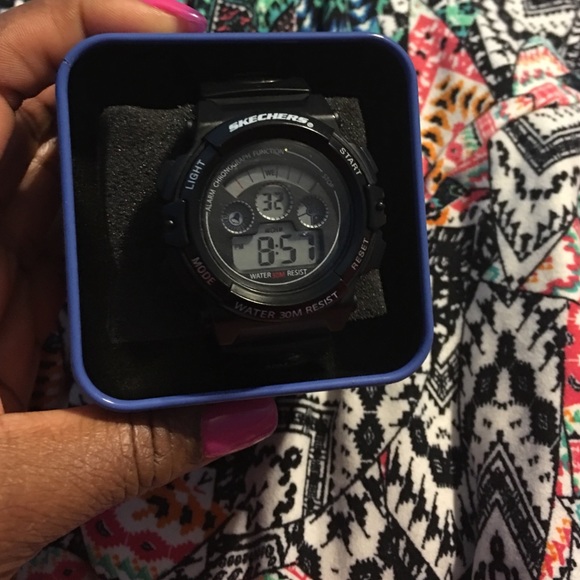 skechers watch water resistant