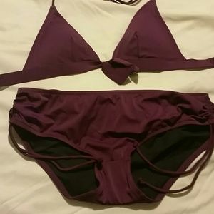Plum colored bikini