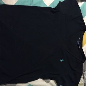 Black Polo V Neck