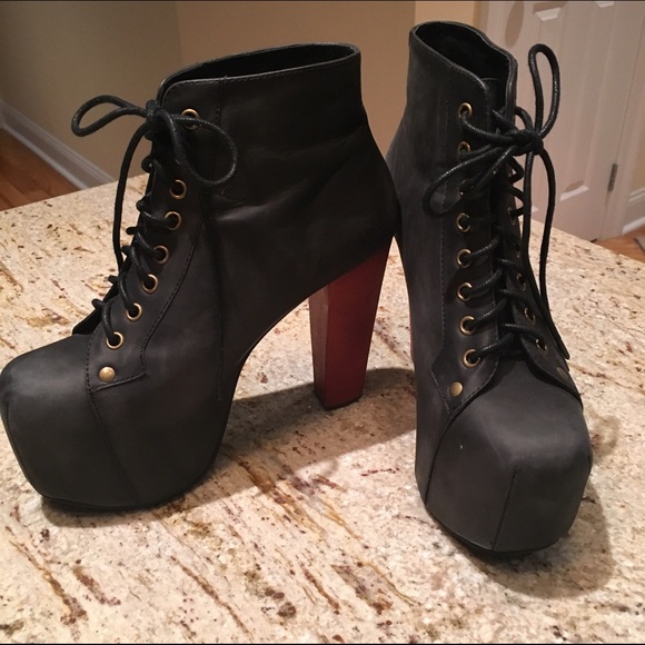 Jeffrey Campbell Lita Boots Size 6