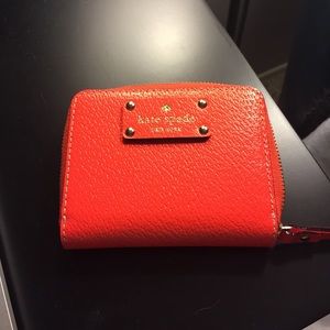 KATE SPADE - Mini Wallet Bright Orange
