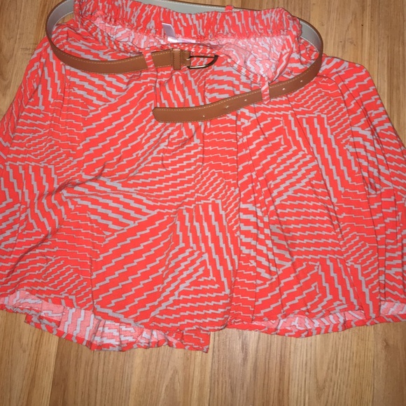 Orange skirt