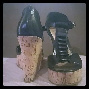 Steve Madden Cork Wedges