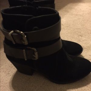 Black booties blowfish