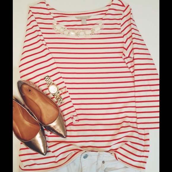 Banana Republic striped tee