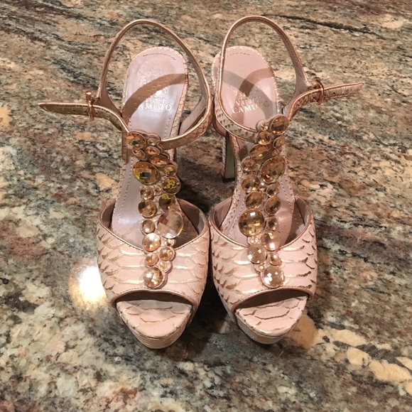 Vince Camuto Rose Gold Heels