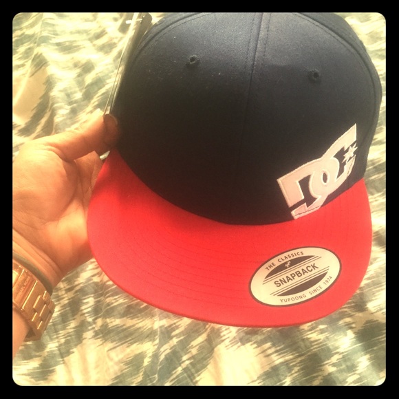 DC red and blue baseball cap