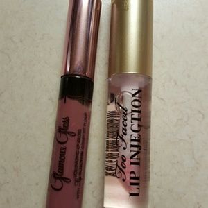 TOO FACED Lip Injection and Lip Gloss Lot