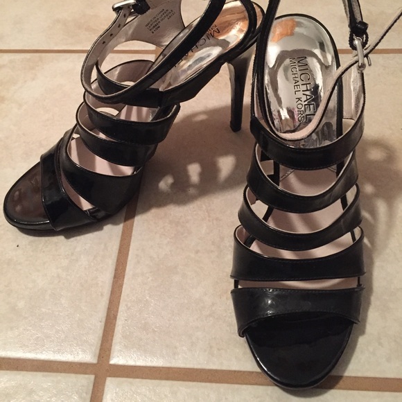 Black Michael Kors heels