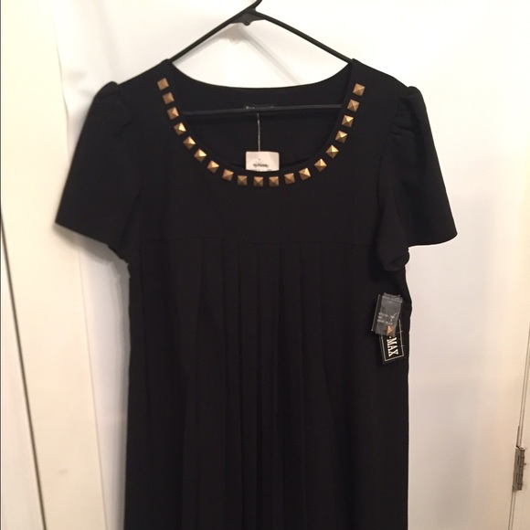 Black dress with studs