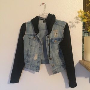 Hooded Jean Jacket