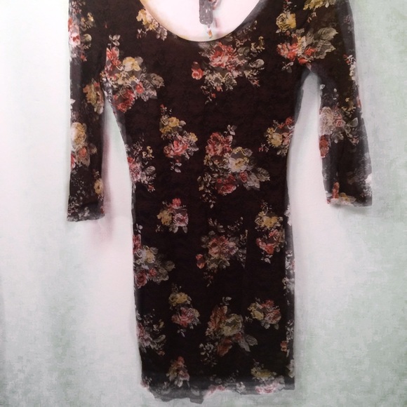 Floral bodycon dress