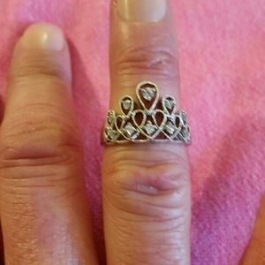 !Princess  CZ Crown Ring!