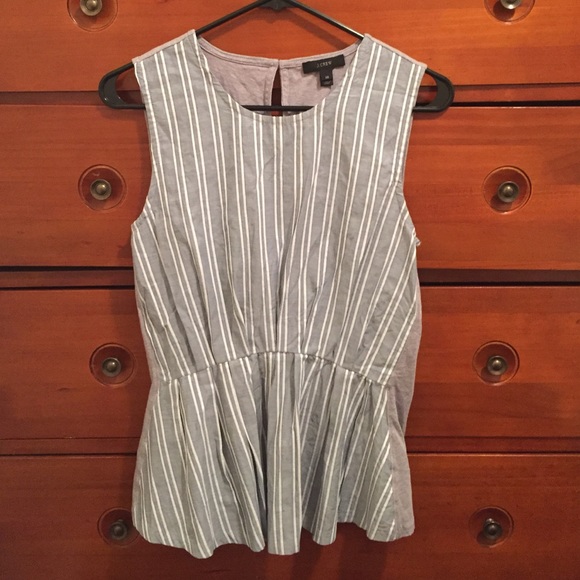 J. Crew Peplum tank top
