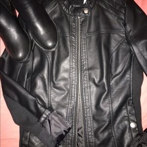Faux leather jacket ❤️
