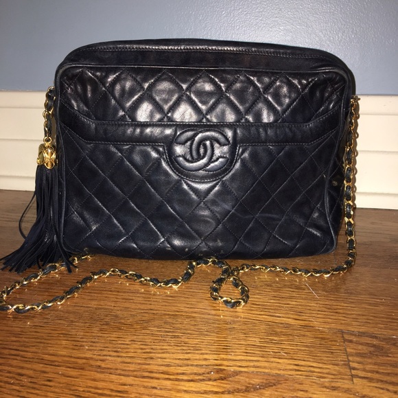 Vintage Chanel Shoulder Bag with Tassel