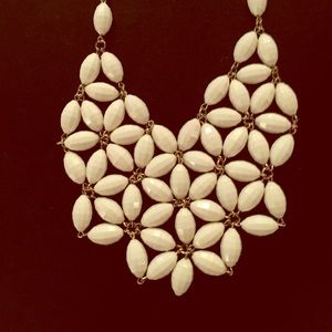 Ivory bib necklace
