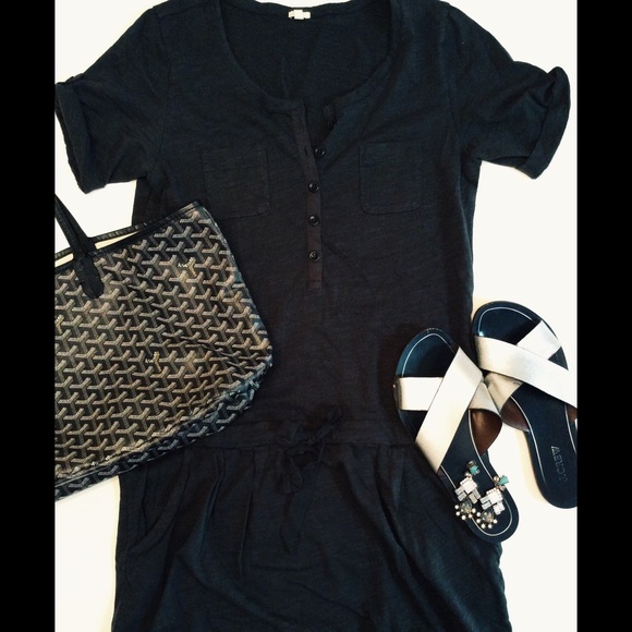 Jcrew drawstring drop waist dress - Picture 1 of 2
