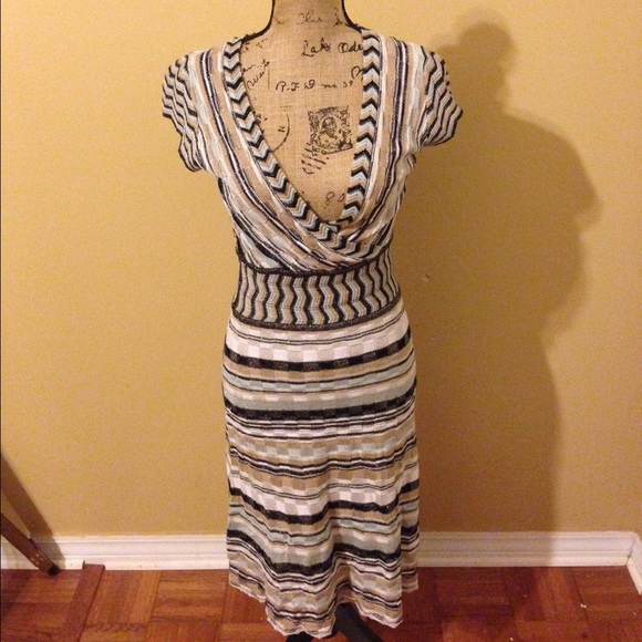 Multi Colored Shimmer Dress. - Picture 1 of 2