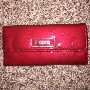 NWOT Red wallet clutch