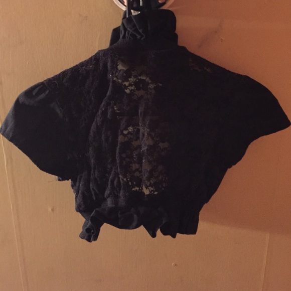 Black lace cardigan - Picture 3 of 3