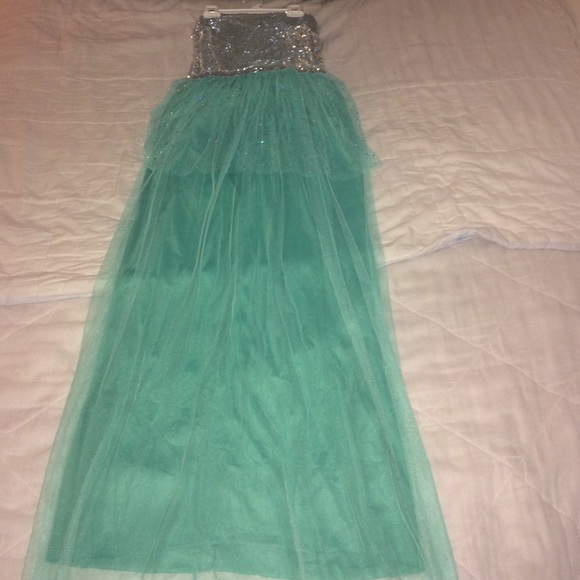 Mint Green Prom Dress - Picture 4 of 4