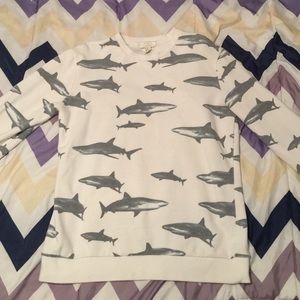 21 Men(Forever 21) Men's M Shark Sweater
