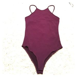 SALE- NWT Deep purple leotard/bodysuit